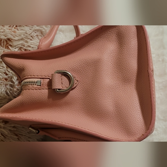 Alexander McQueen Padlock Zip Tote-Blush Pink Leather w/Silver Skull Charm EUC - Picture 10 of 15